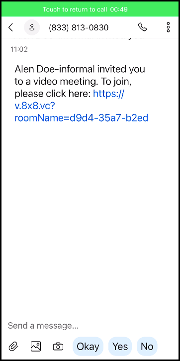 Video Elevation - Customers can easily start a video connection with a single tap without software installation Video Elevation - Customers can easily start a video connection with a single tap without software installation